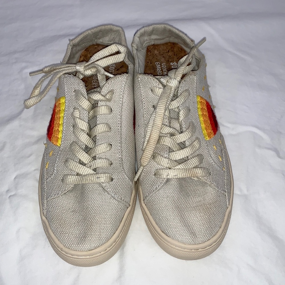 Soludos Peace Out Sun Sneaker Size 8.5